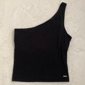 Hollister one shoulder crop top